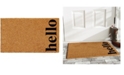 Home & More Vertical Hello 24" x 36" Coir/Vinyl Doormat